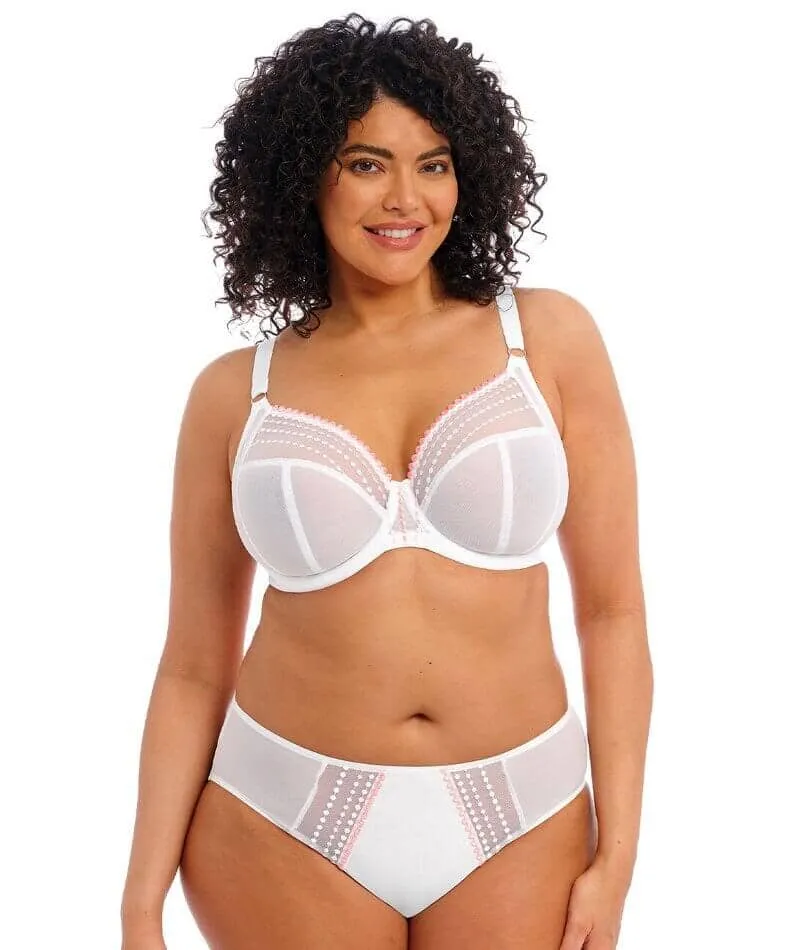 Elomi Matilda Underwired Plunge Bra - White