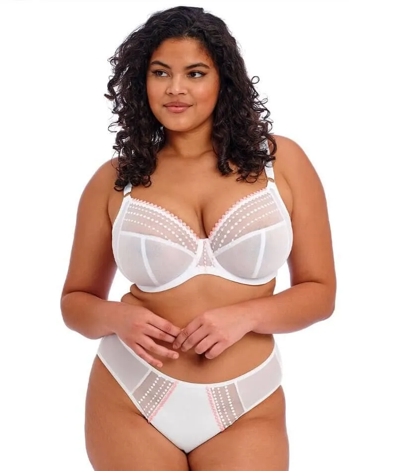 Elomi Matilda Underwired Plunge Bra - White