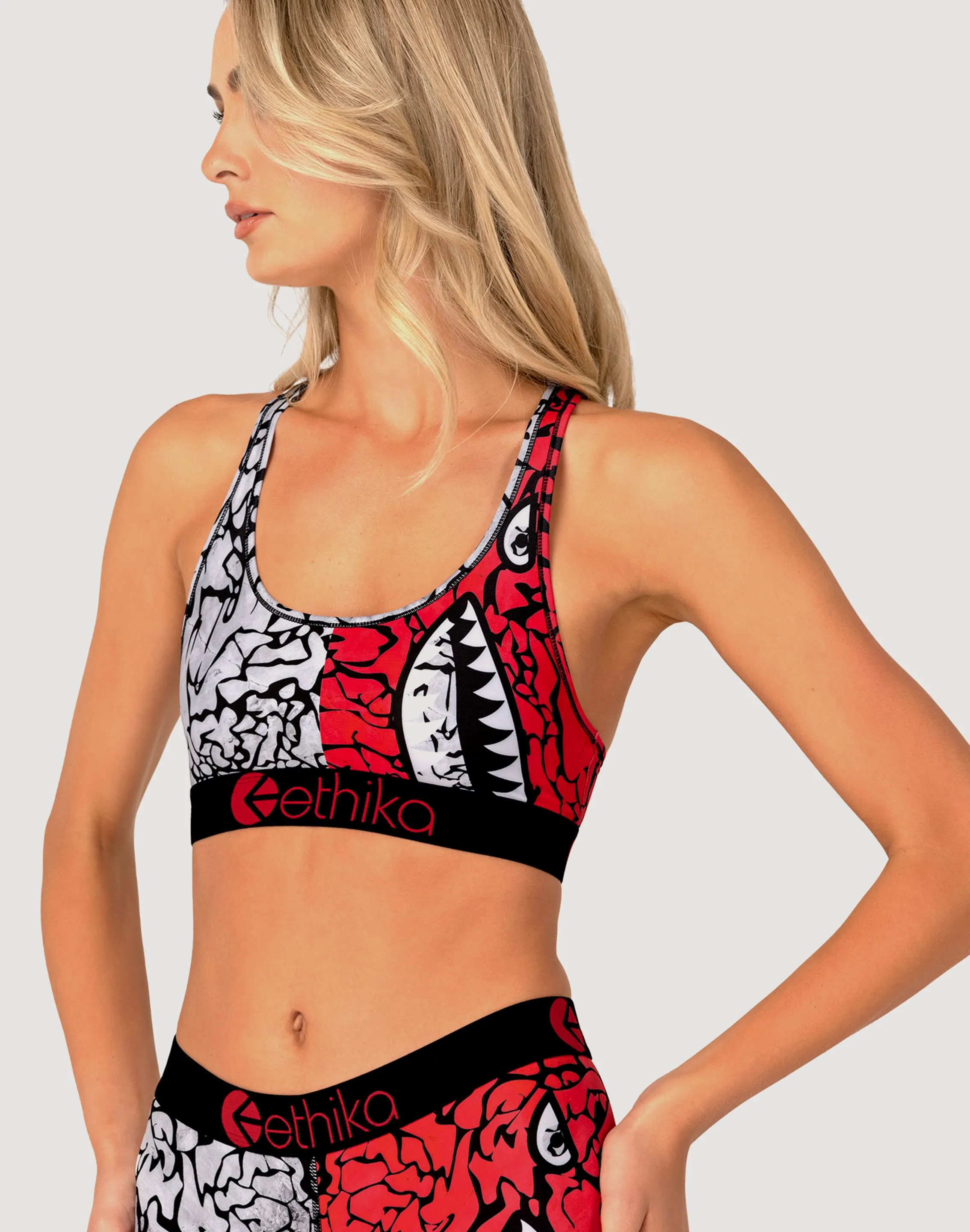 Ethika Bomber Concrete Sports Bra