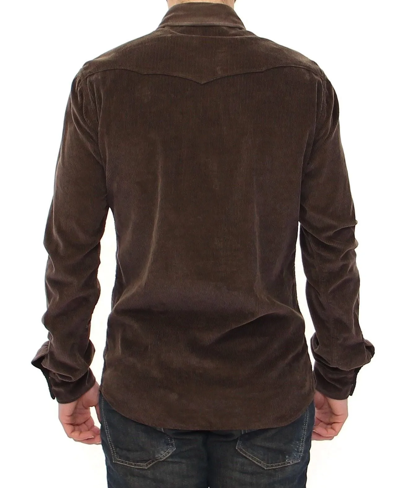 Exclusive Brown Manchester Sicilia Casual Shirt