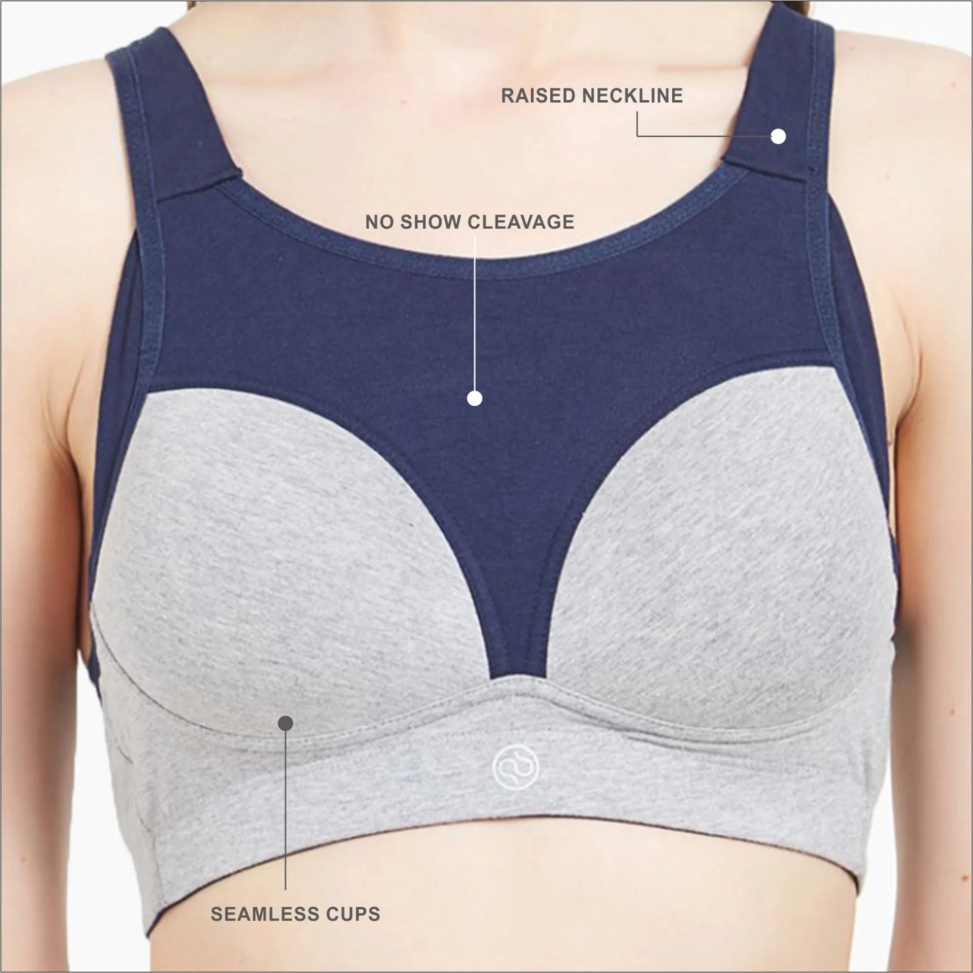Extreme Coverage High Impact Lightly Padded Non Wired Sports Bra