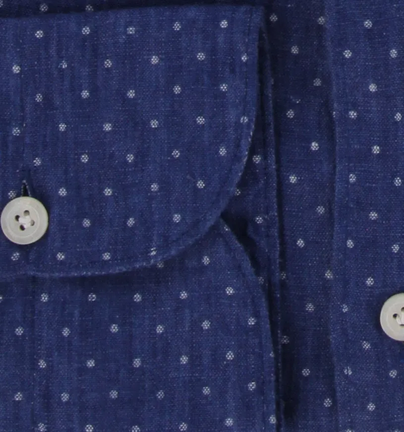 Finamore Napoli Blue Shirt - Extra Slim