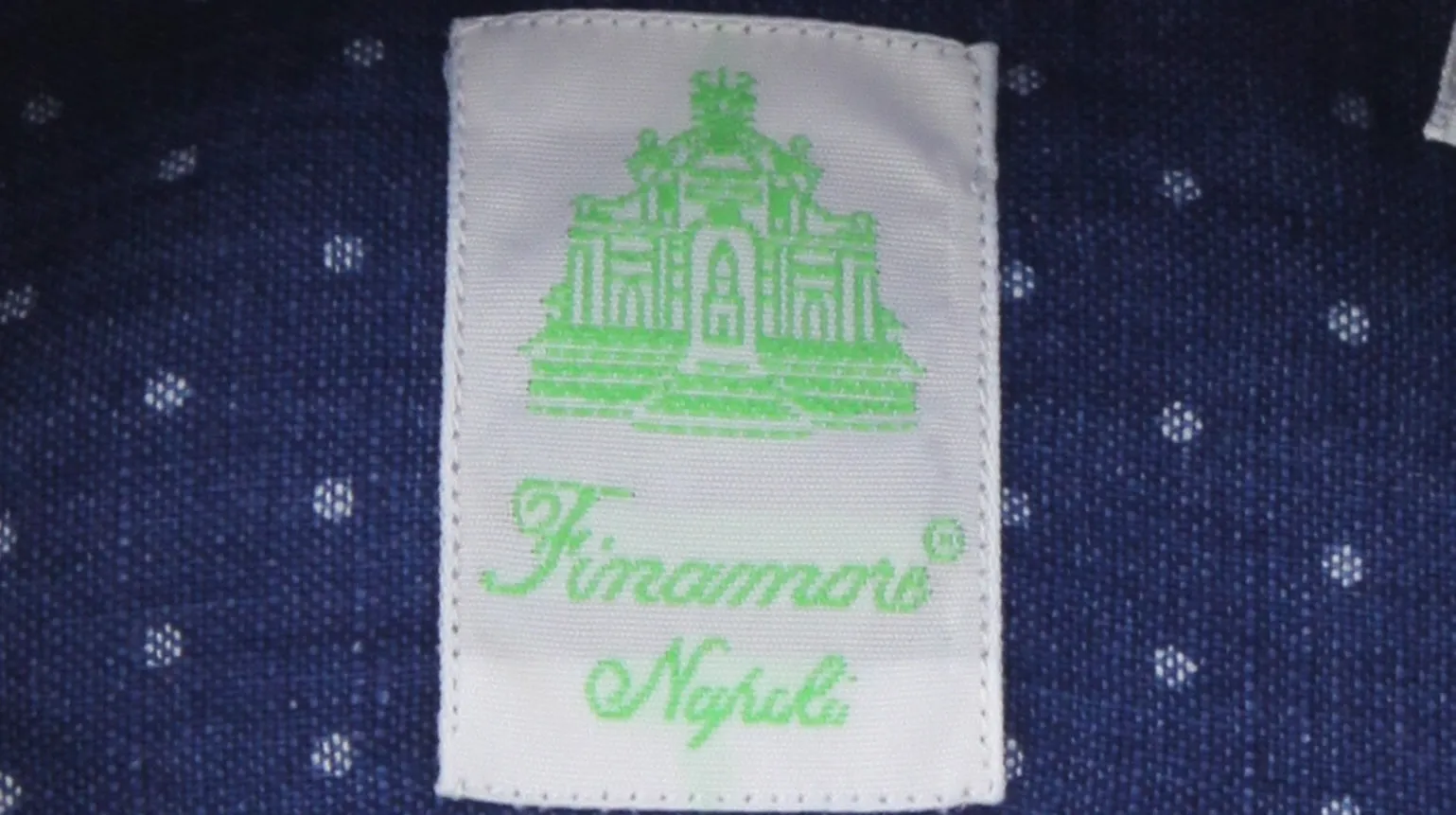 Finamore Napoli Blue Shirt - Extra Slim