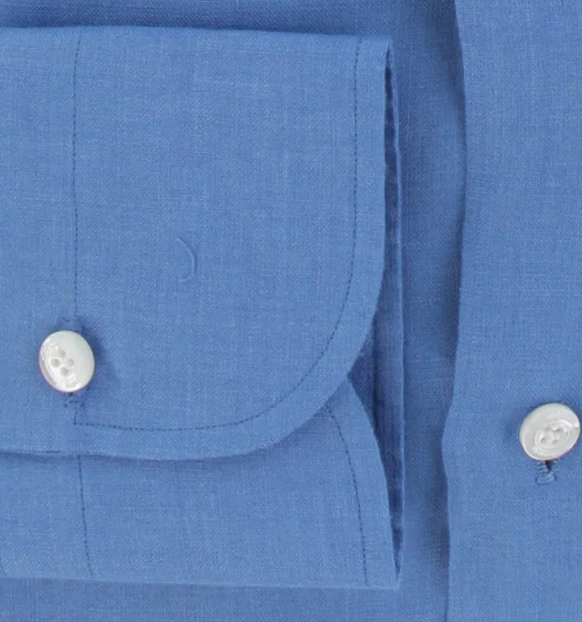 Finamore Napoli Blue Shirt - Slim