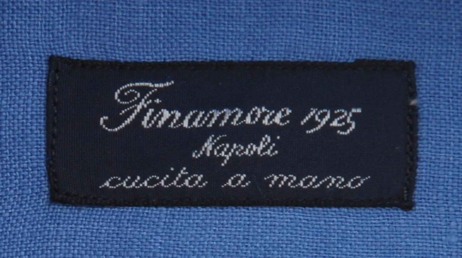 Finamore Napoli Blue Shirt - Slim