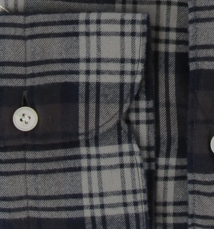Finamore Napoli Dark Brown Shirt - Extra Slim
