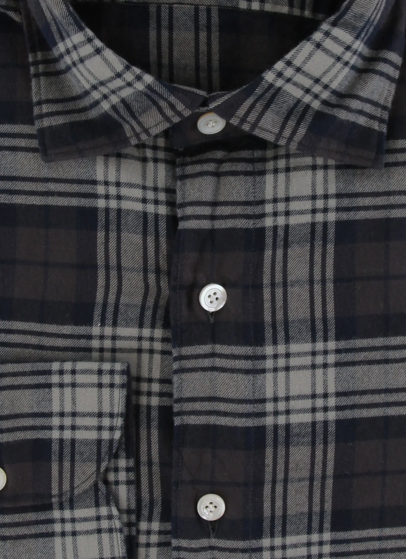Finamore Napoli Dark Brown Shirt - Extra Slim