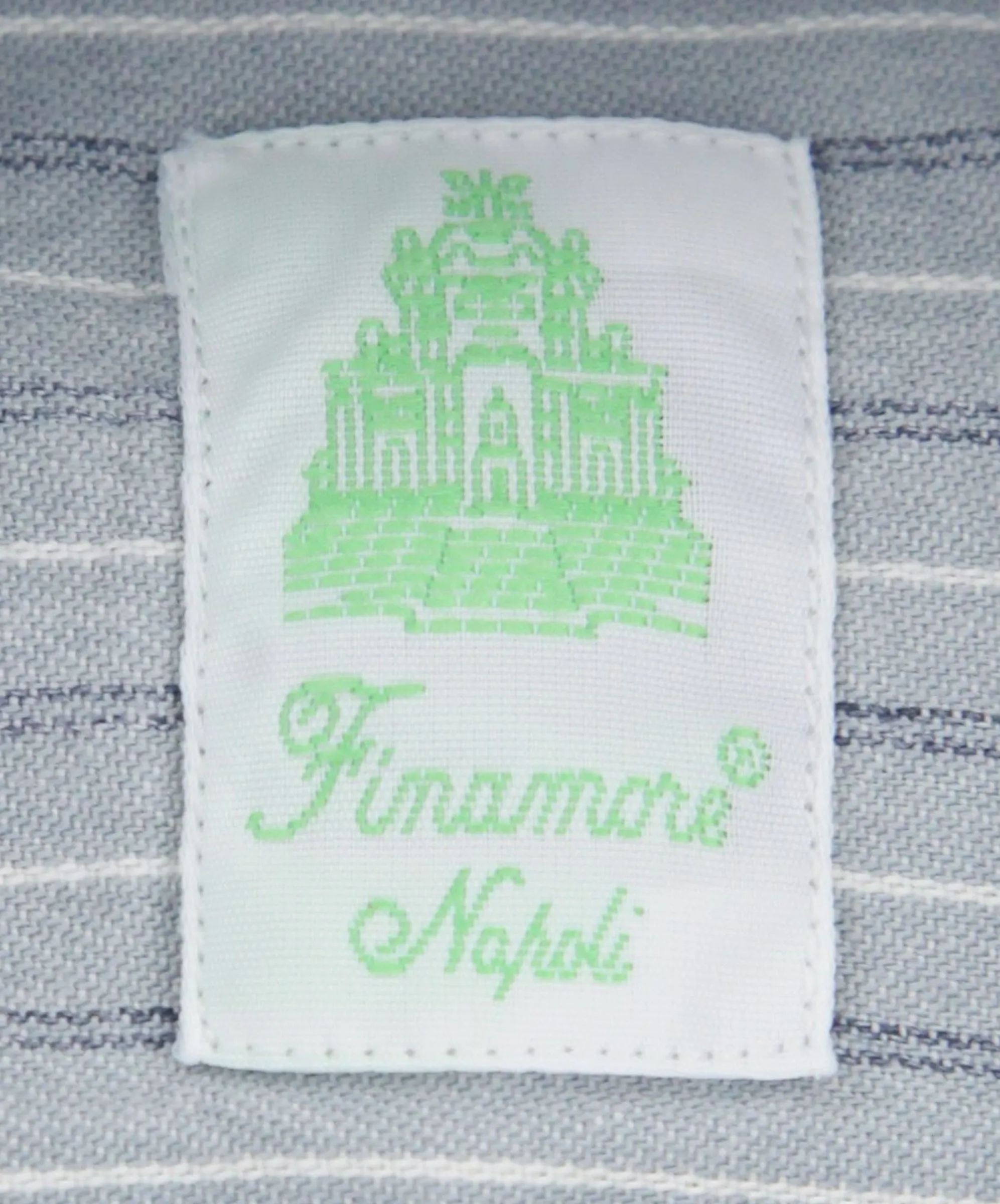 Finamore Napoli Gray Shirt - Extra Slim