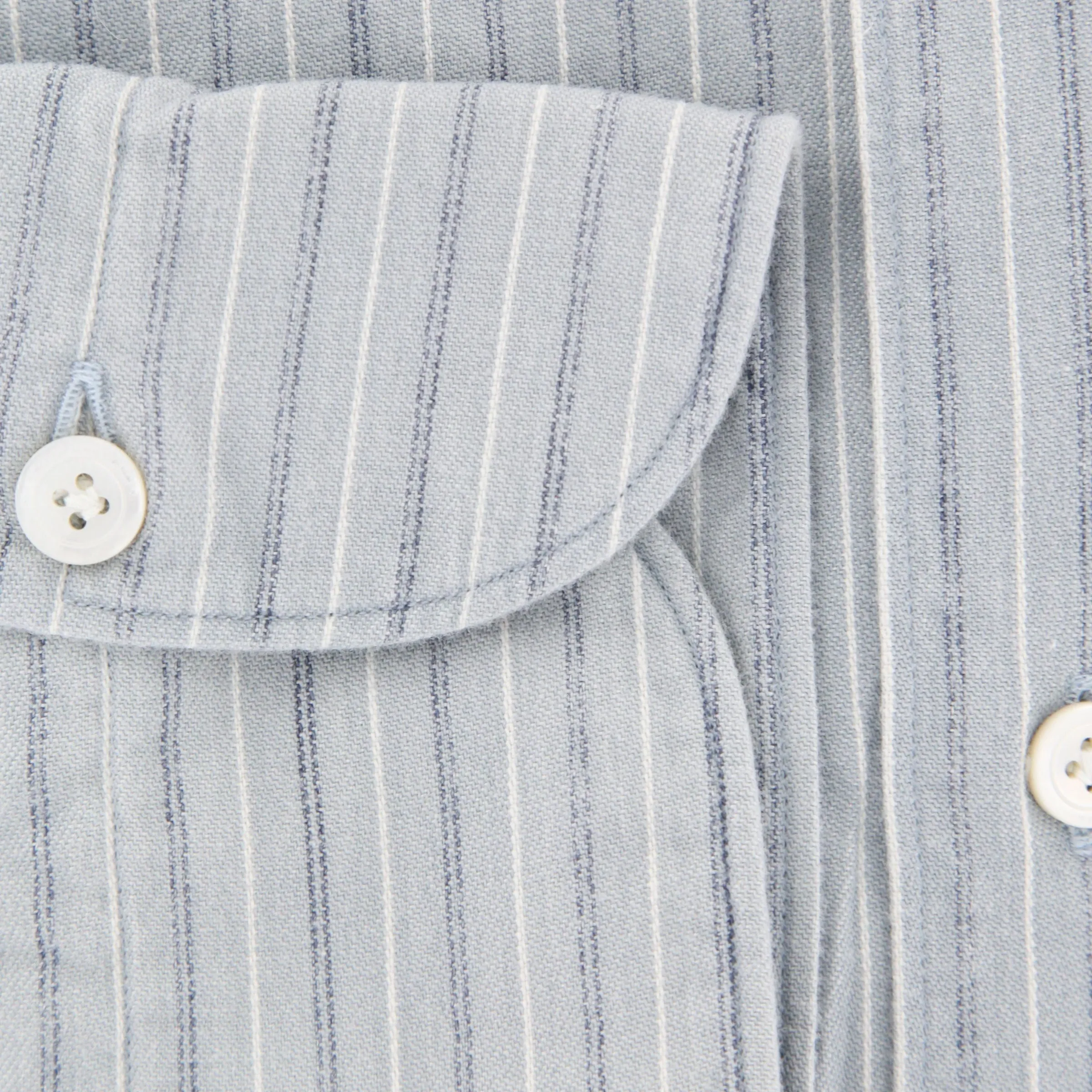 Finamore Napoli Gray Shirt - Extra Slim