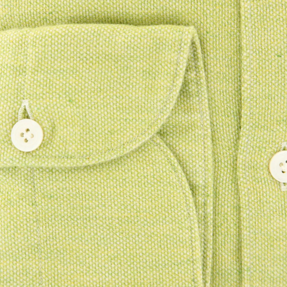 Finamore Napoli Green Shirt - Extra Slim
