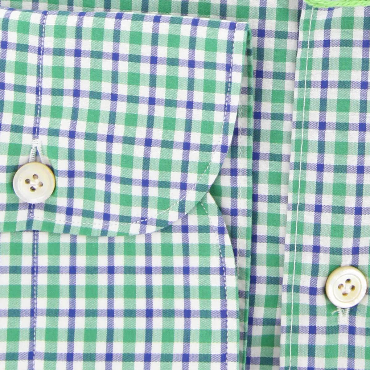 Finamore Napoli Green Shirt - Extra Slim