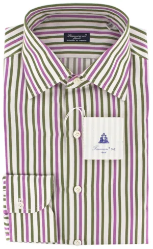 Finamore Napoli Green Shirt – Size: 15.75 US / 40 EU