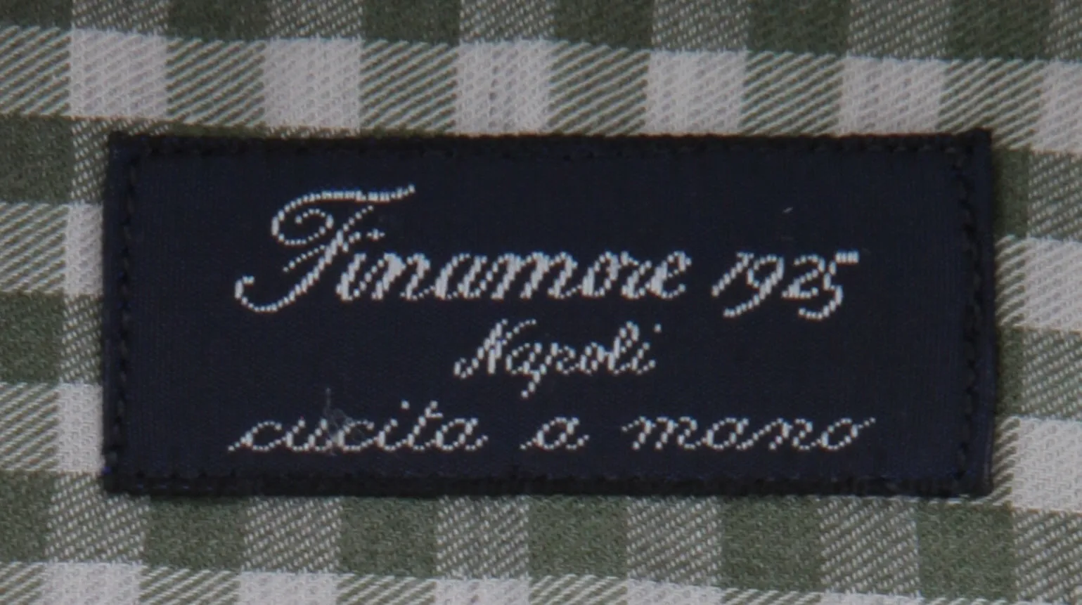 Finamore Napoli Green Shirt - Slim