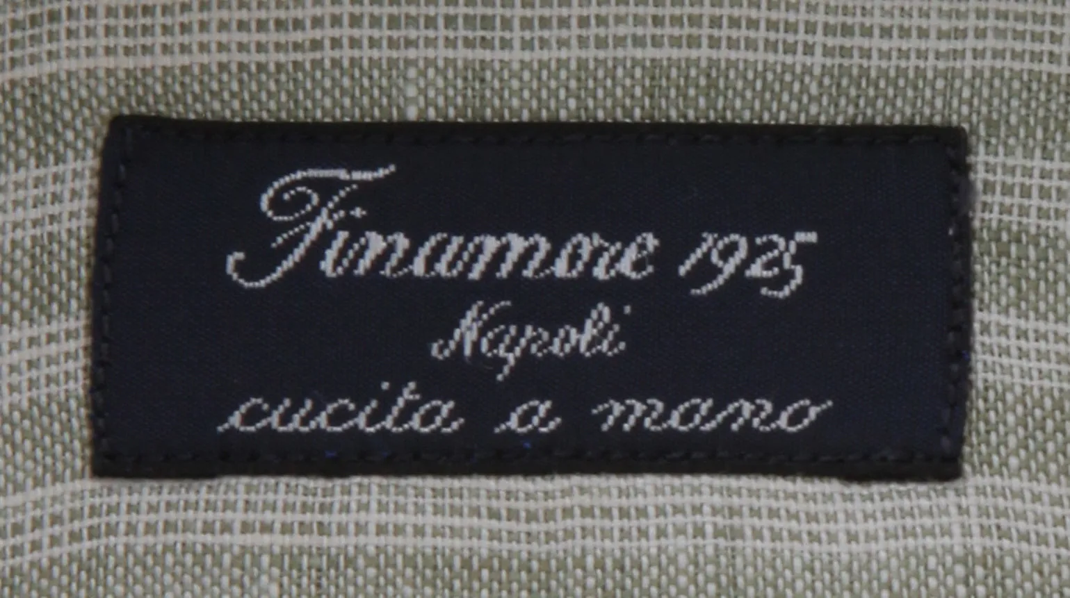 Finamore Napoli Green Shirt - Slim