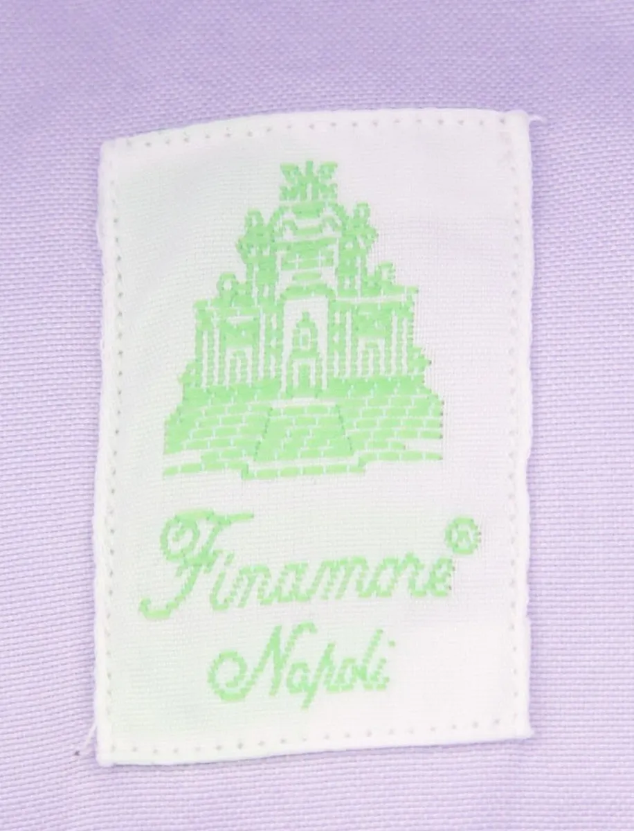 Finamore Napoli Lavender Purple Shirt - Extra Slim