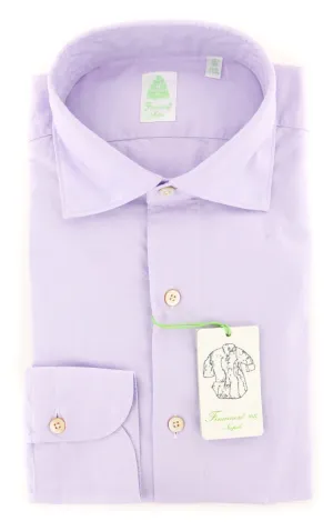 Finamore Napoli Lavender Purple Shirt - Extra Slim
