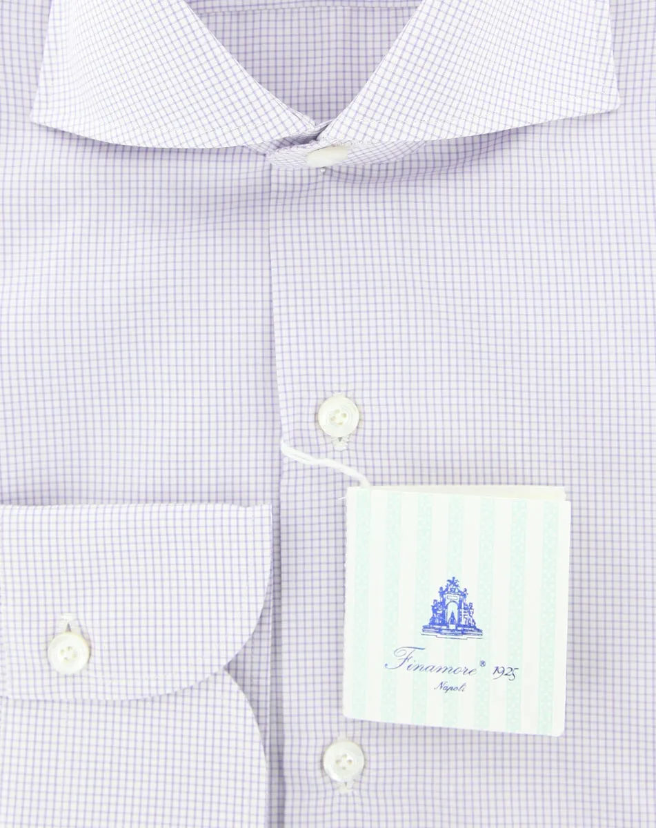 Finamore Napoli Lavender Purple Shirt - Slim