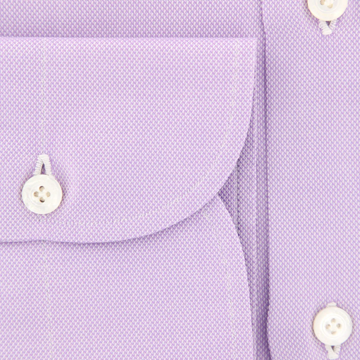 Finamore Napoli Lavender Purple Shirt - Slim
