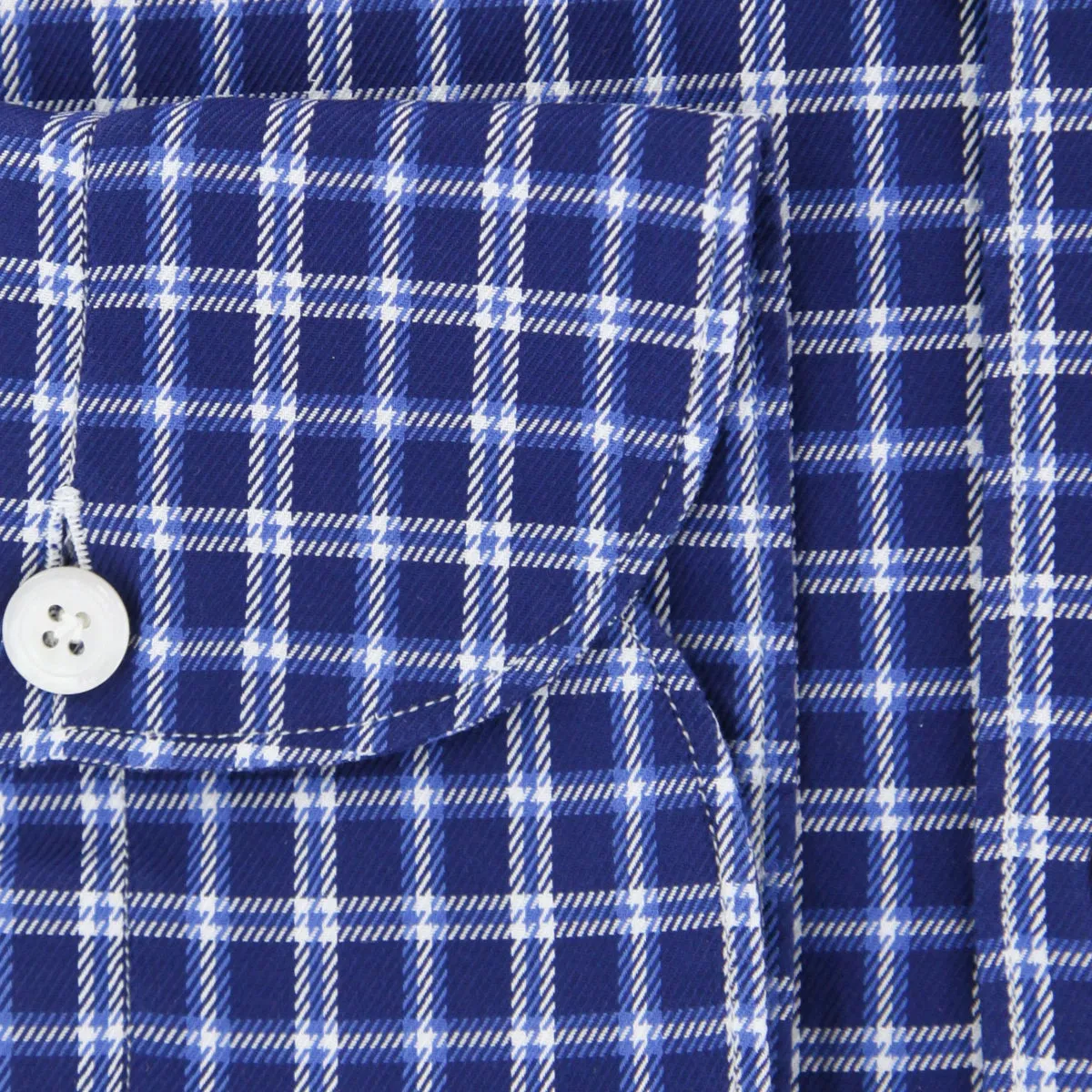 Finamore Napoli Navy Blue Shirt - Extra Slim