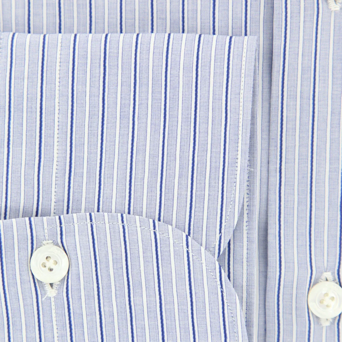 Finamore Napoli Navy Blue Shirt - Extra Slim