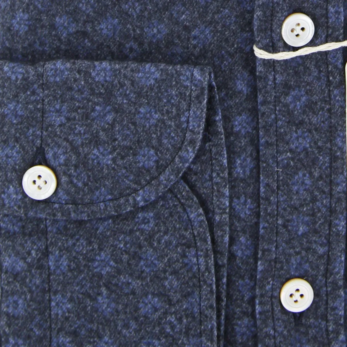 Finamore Napoli Navy Blue Shirt - Extra Slim