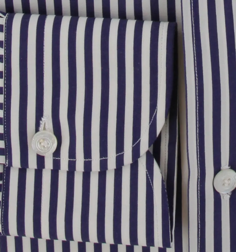 Finamore Napoli Navy Blue Shirt - Slim