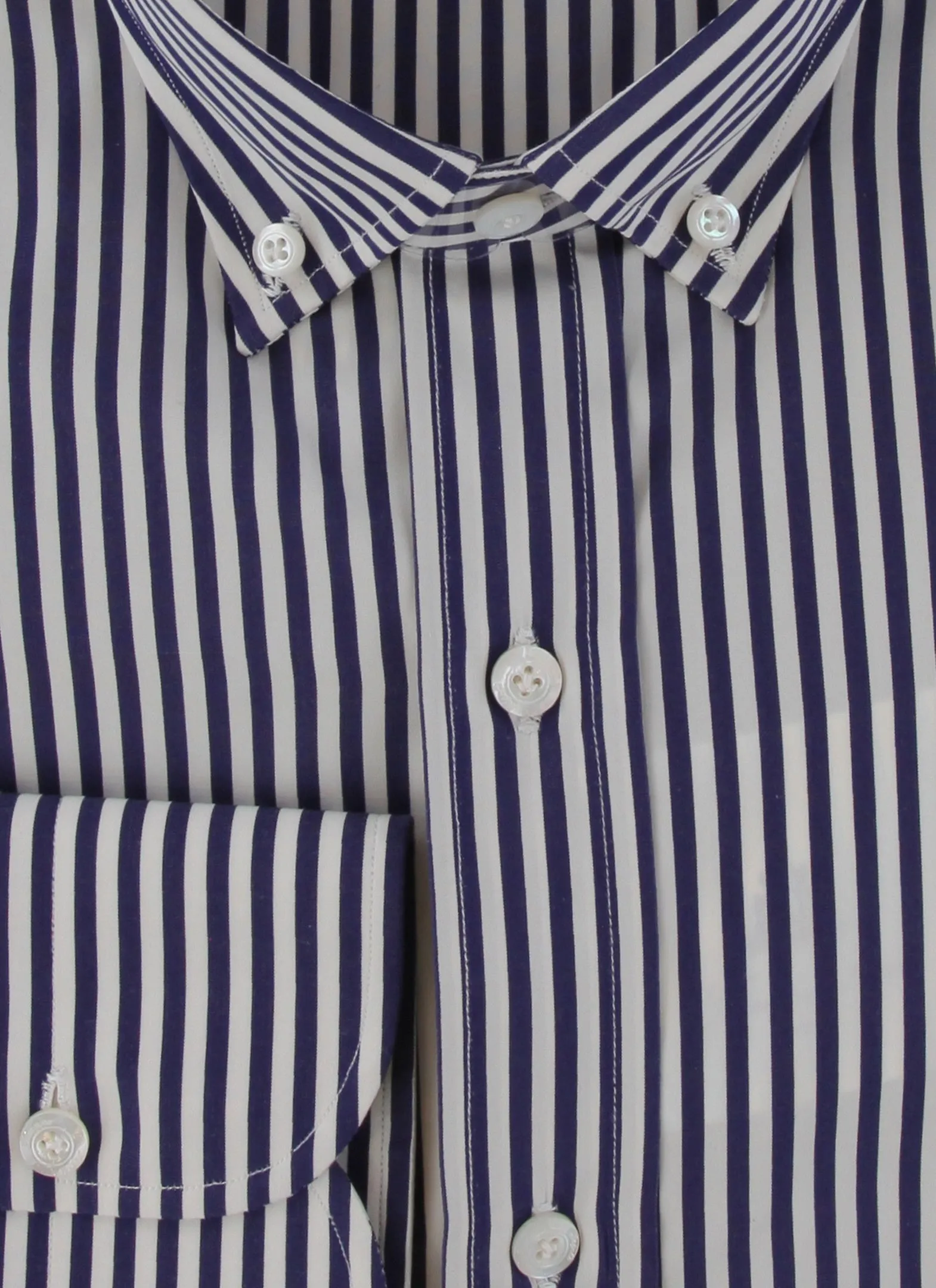 Finamore Napoli Navy Blue Shirt - Slim