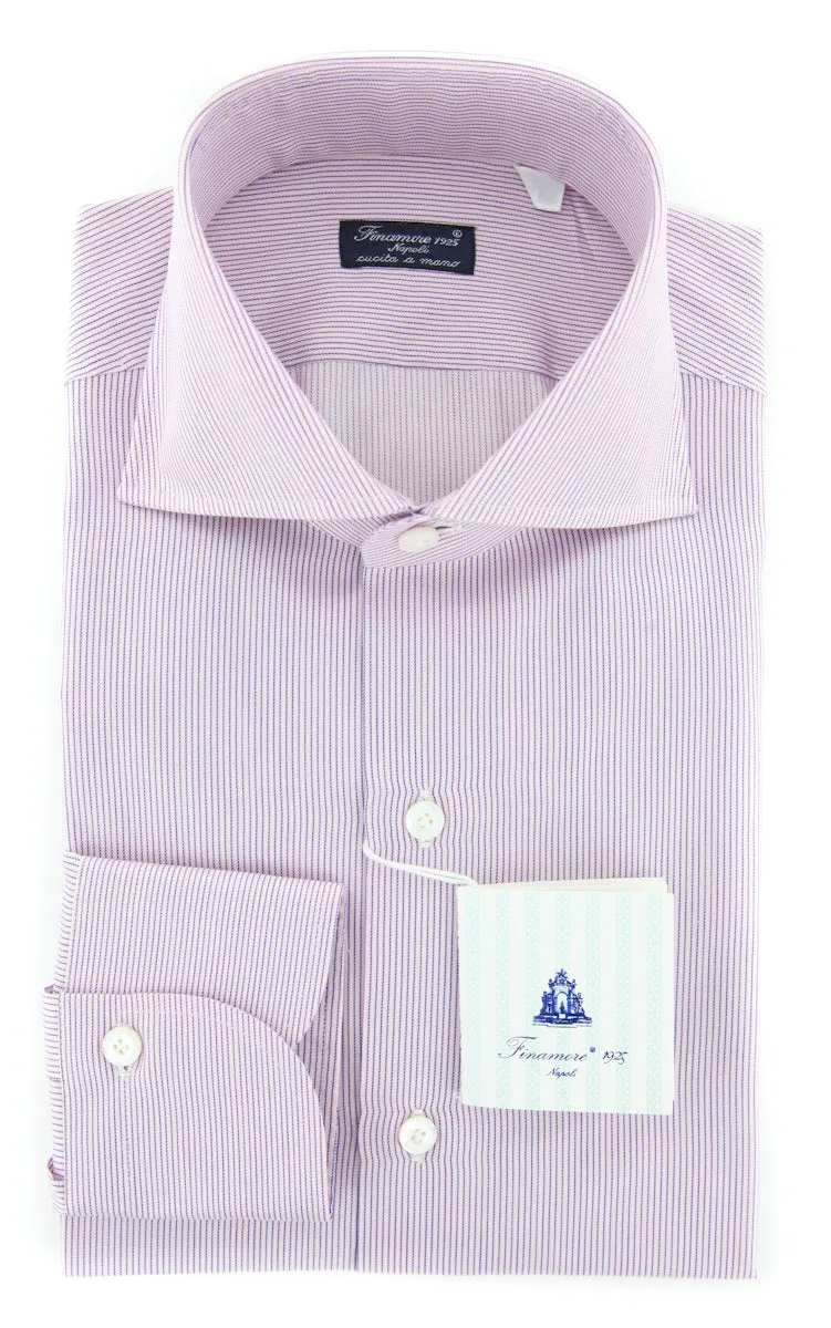 Finamore Napoli Pink Shirt - Extra Slim
