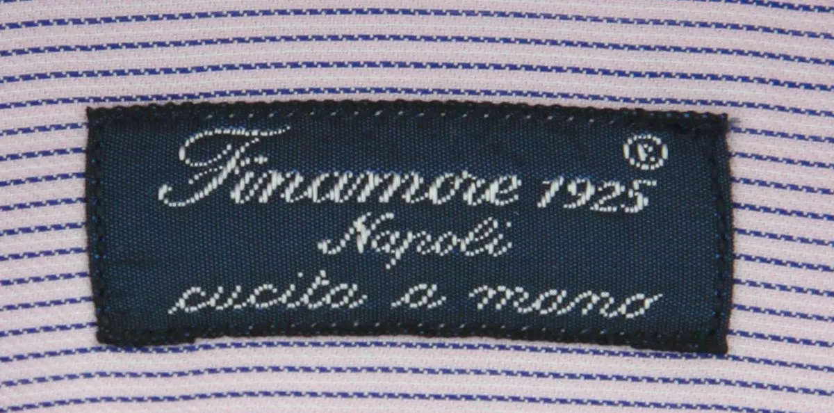 Finamore Napoli Pink Shirt - Extra Slim