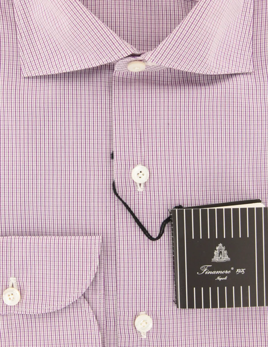 Finamore Napoli Purple Shirt - Slim