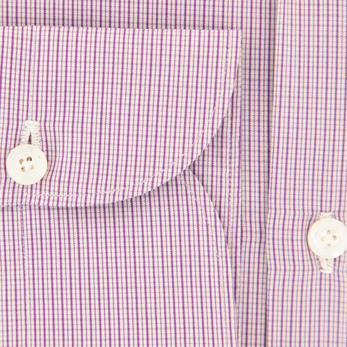 Finamore Napoli Purple Shirt - Slim