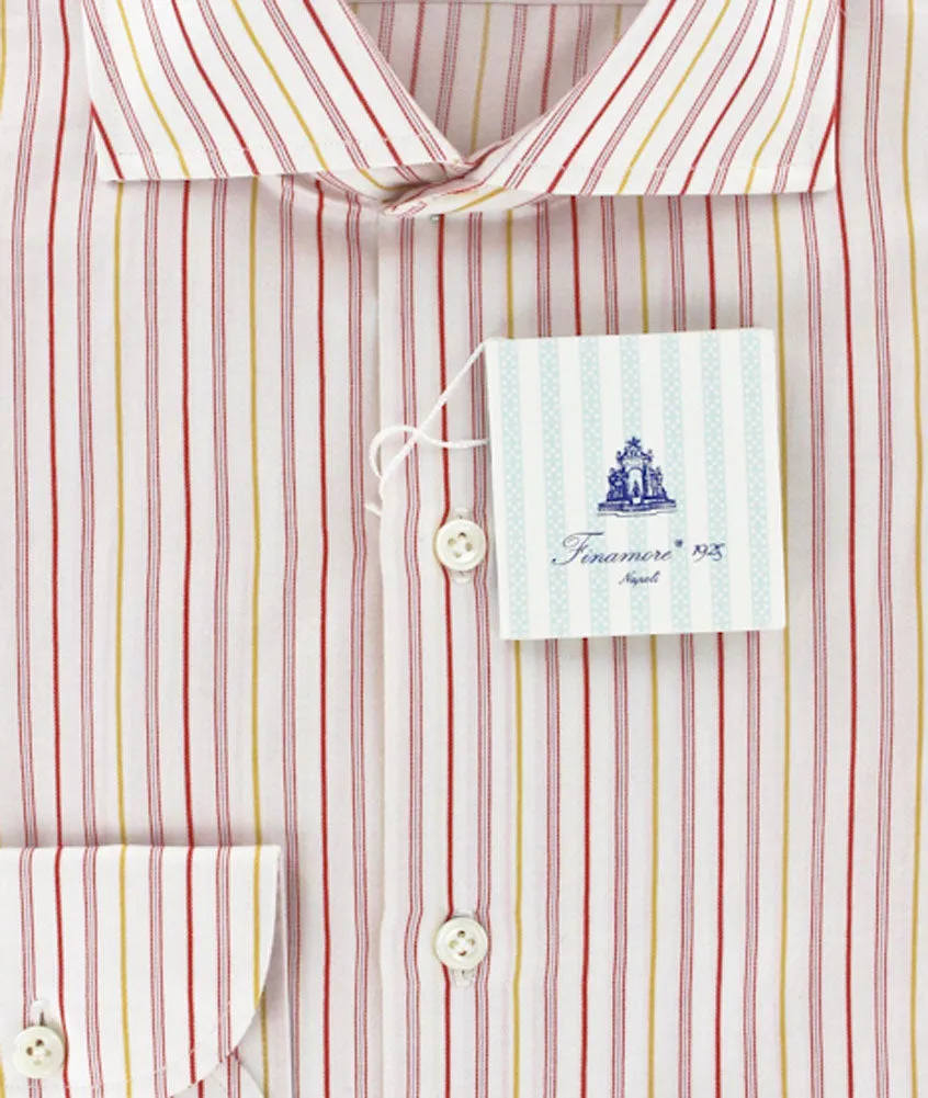 Finamore Napoli Red Shirt – Size: 15.75 US / 40 EU