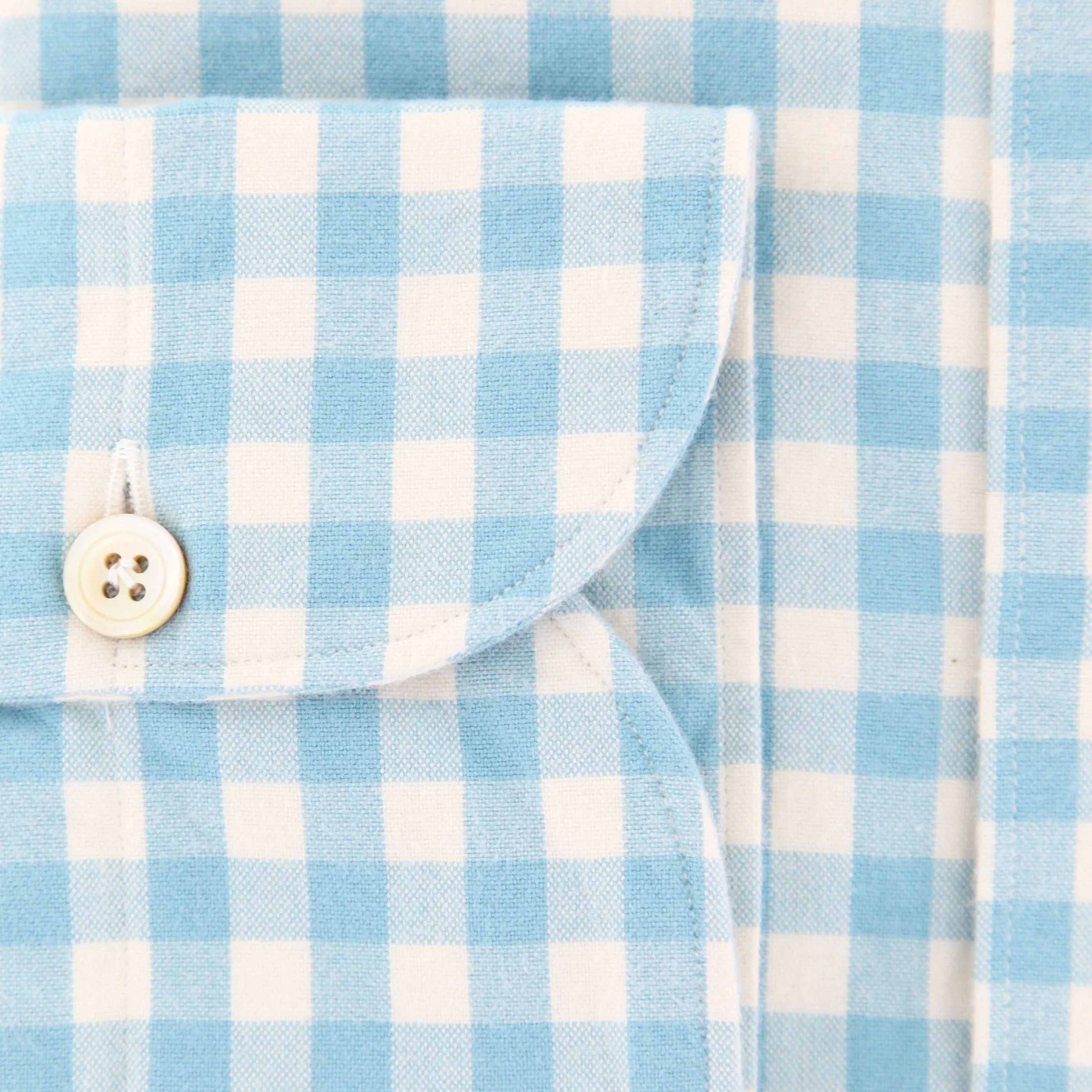 Finamore Napoli Turquoise Shirt - Extra Slim