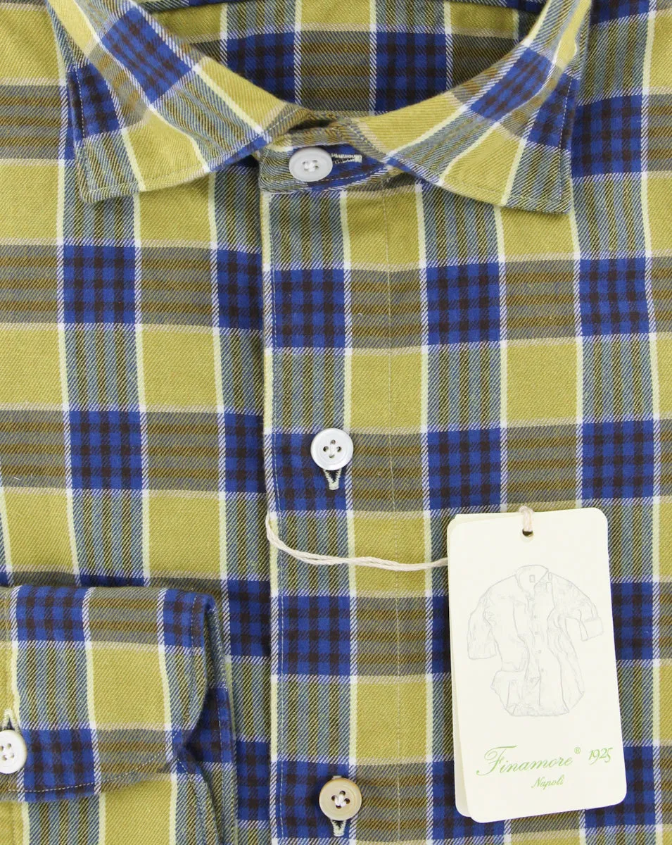 Finamore Napoli Yellow Shirt - Extra Slim