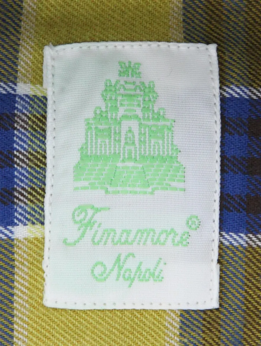 Finamore Napoli Yellow Shirt - Extra Slim