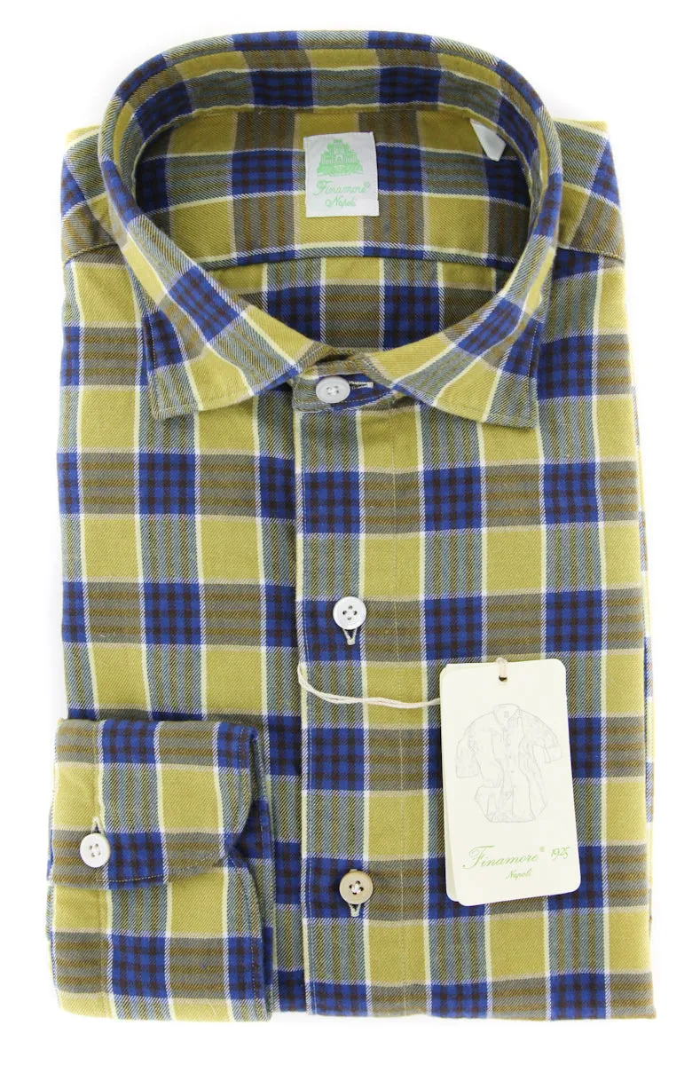Finamore Napoli Yellow Shirt - Extra Slim