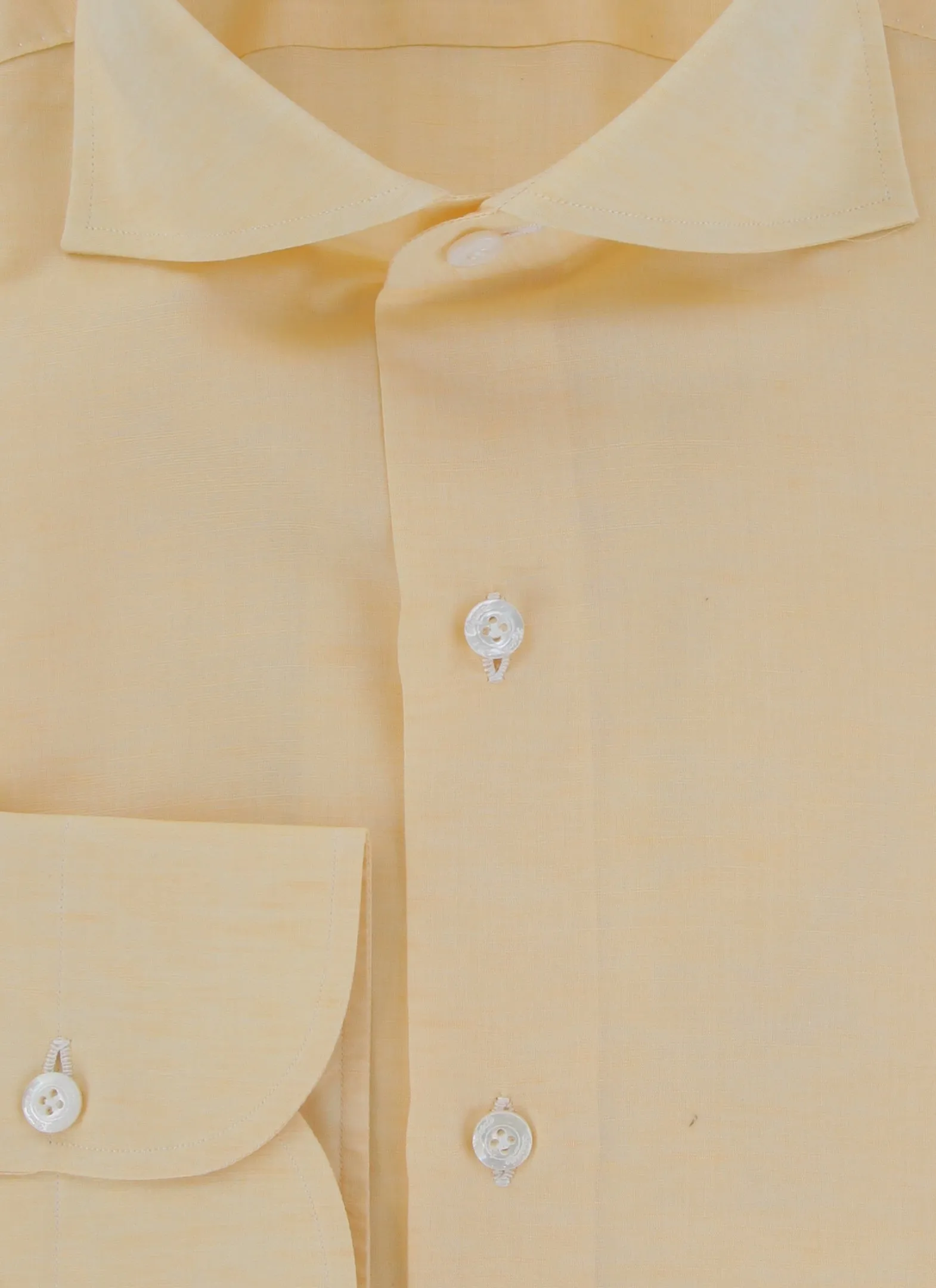 Finamore Napoli Yellow Shirt - Slim