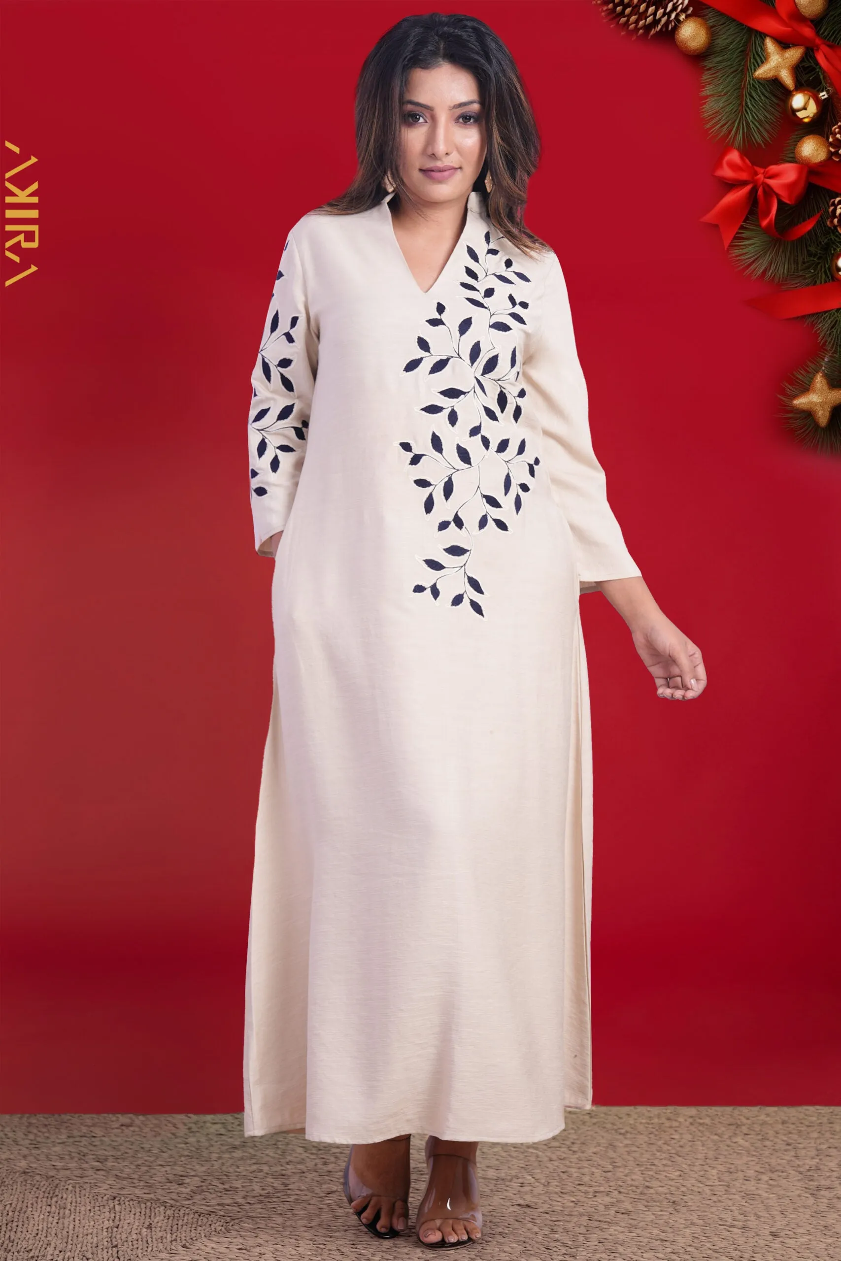 Fiona Flowery Dress | Kaftan, Bohemian Dress, Floral Dress, Boho Maxi Dress