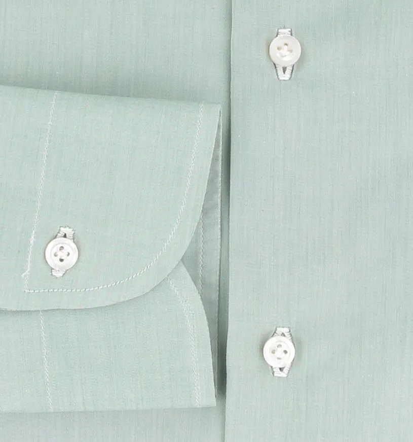 Fiori Di Lusso Green Shirt - Slim