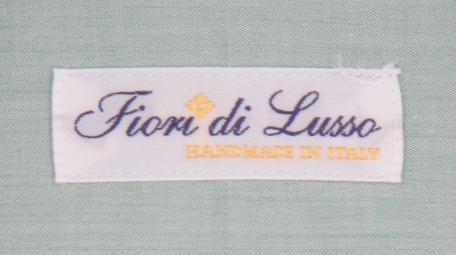 Fiori Di Lusso Green Shirt - Slim