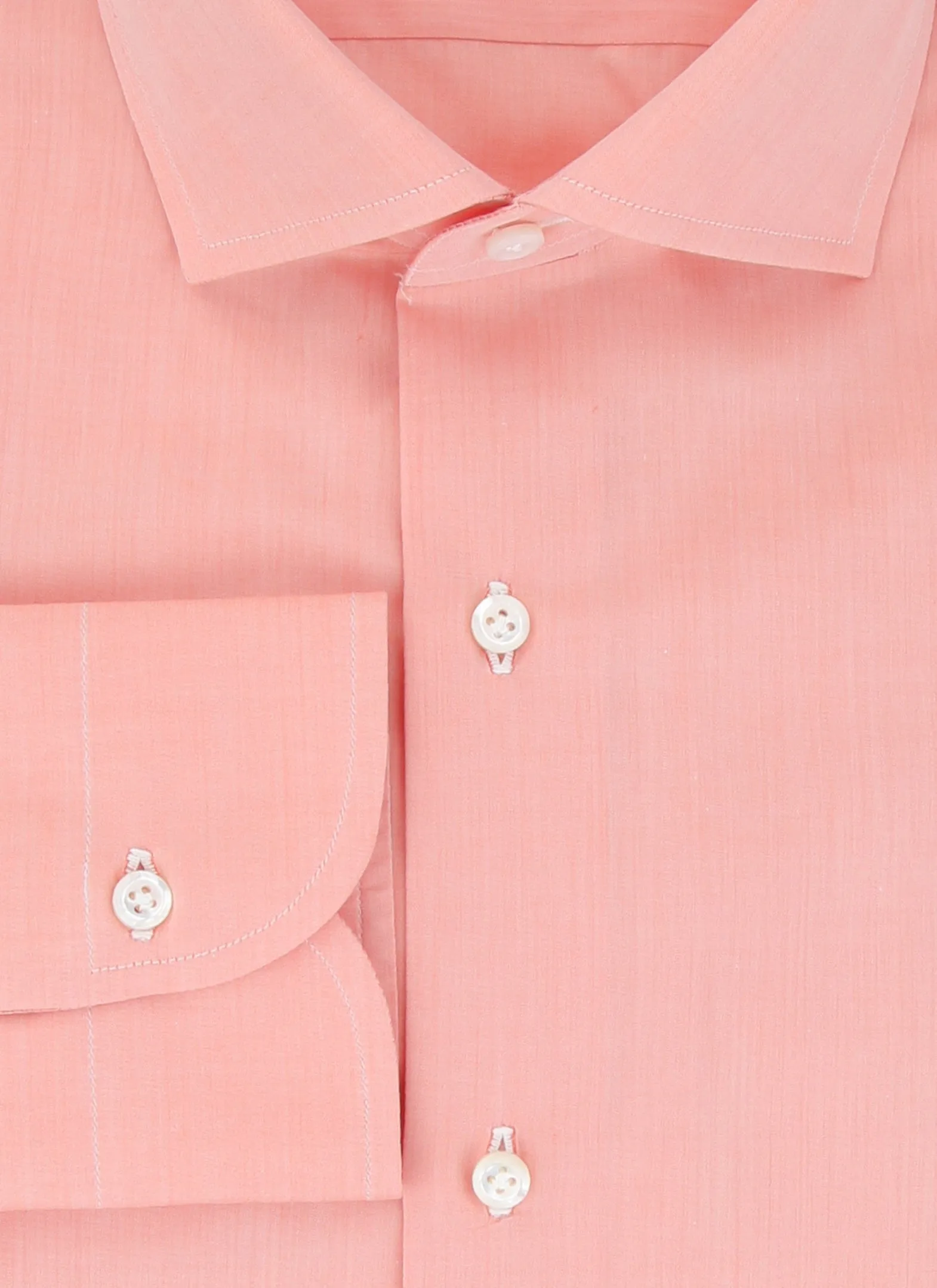 Fiori Di Lusso Orange Shirt - Slim