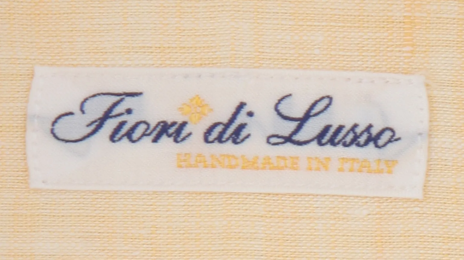 Fiori Di Lusso Yellow Shirt - Slim