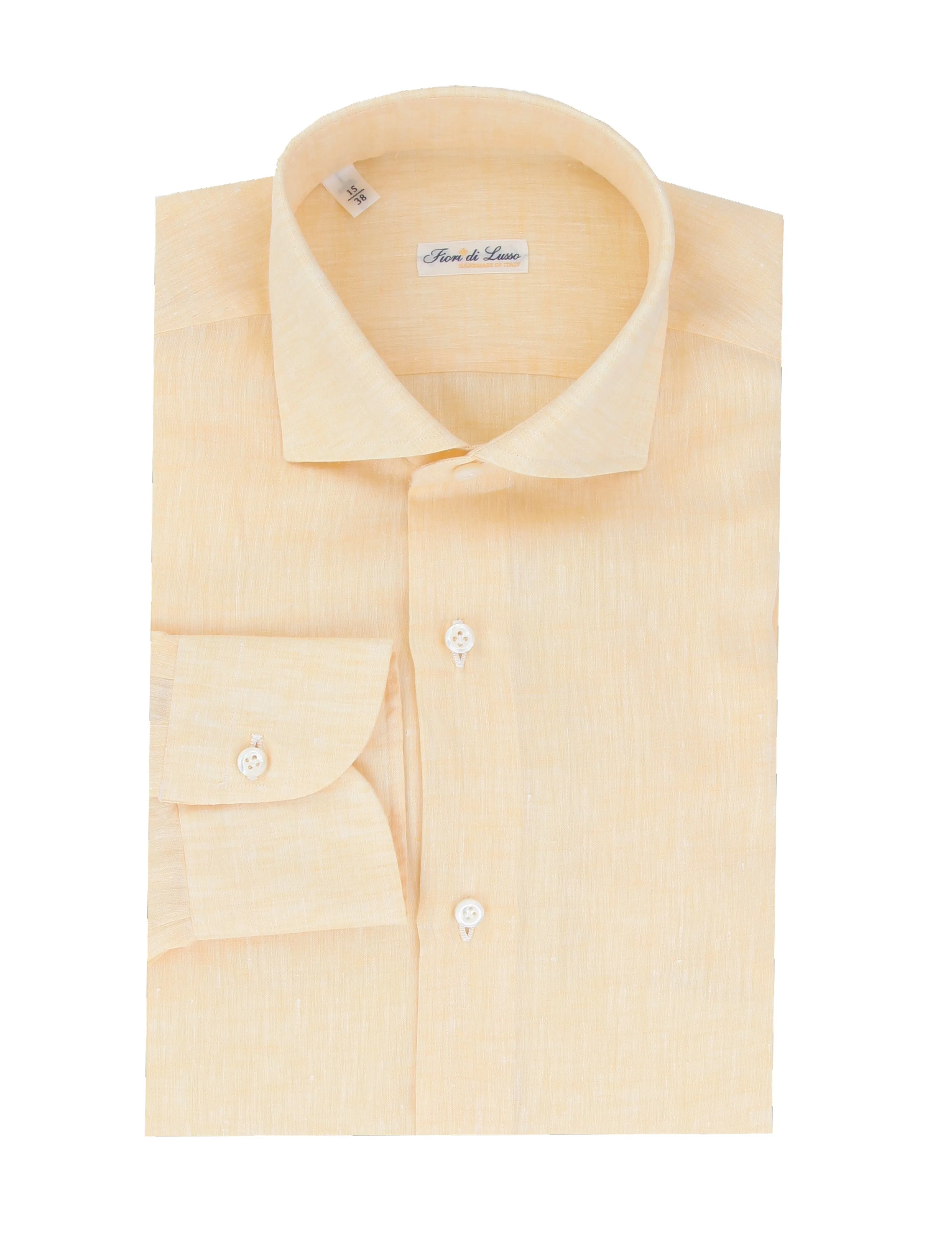 Fiori Di Lusso Yellow Shirt - Slim