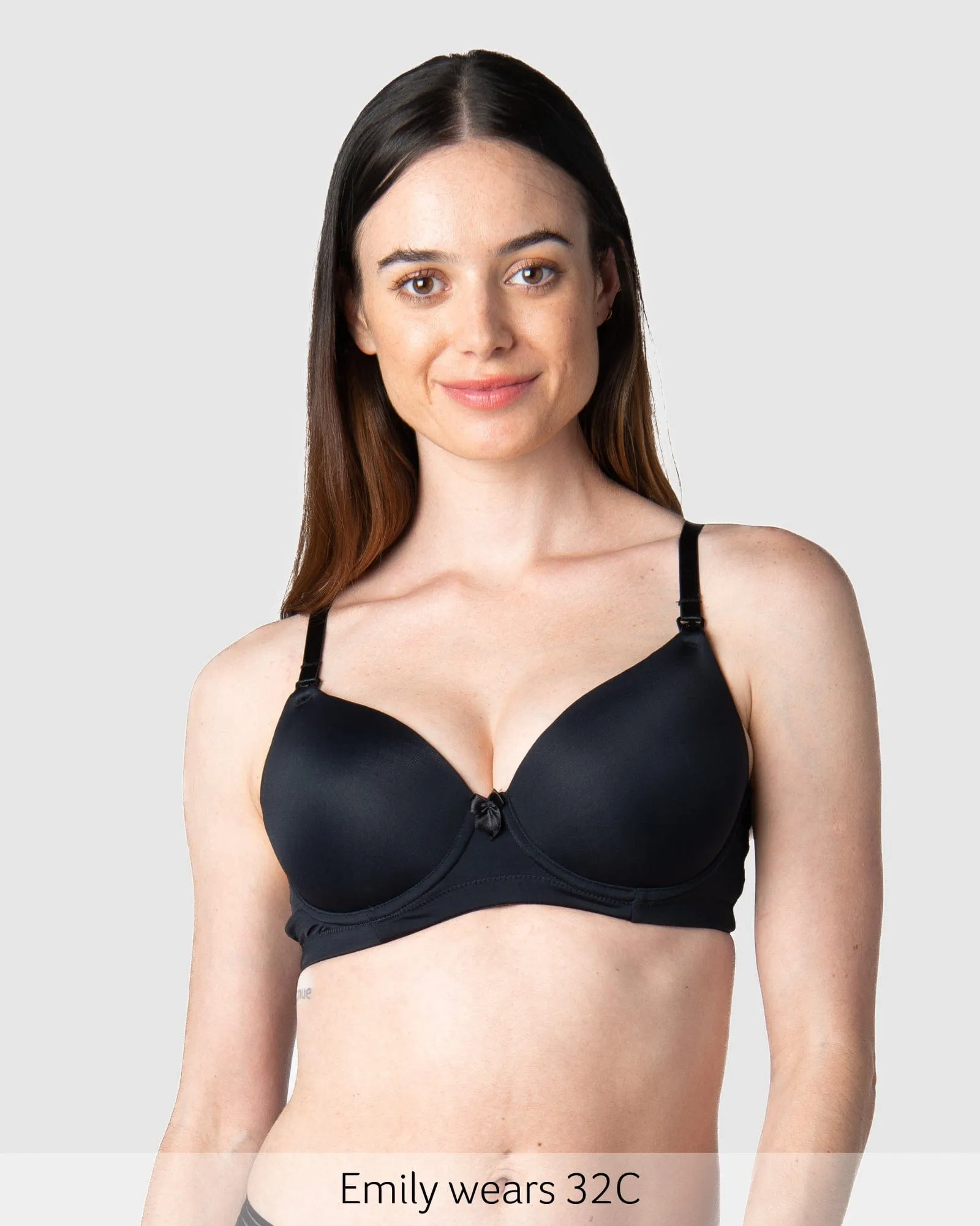 Forever Yours T-Shirt Nursing Bra - Black