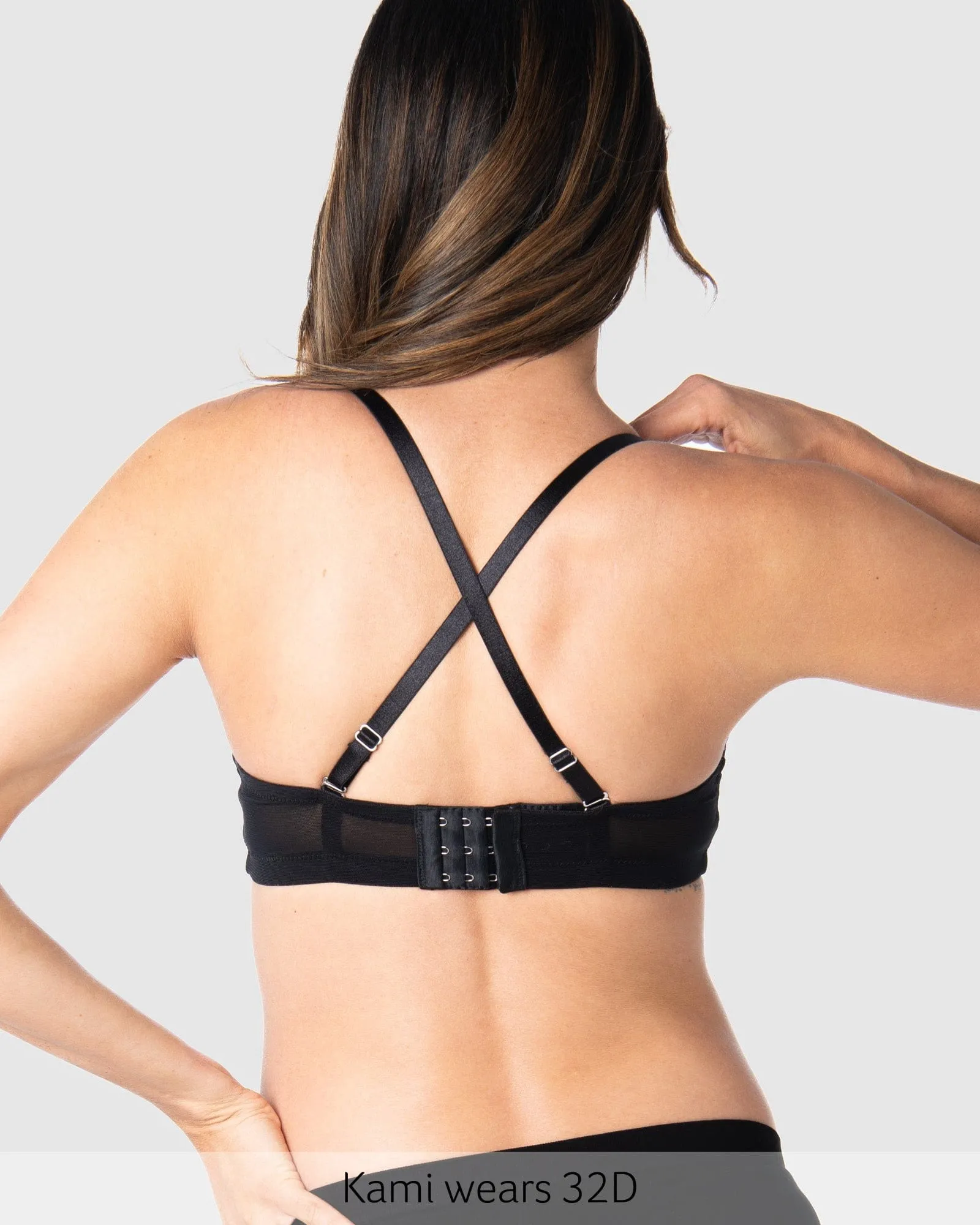 Forever Yours T-Shirt Nursing Bra - Black