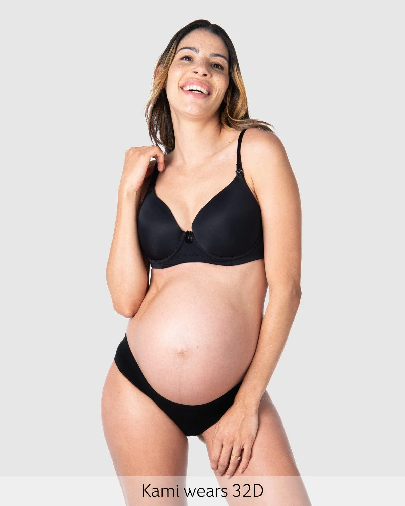 Forever Yours T-Shirt Nursing Bra - Black
