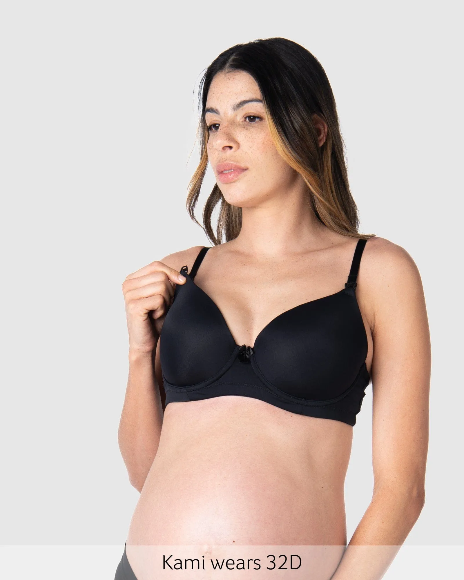 Forever Yours T-Shirt Nursing Bra - Black
