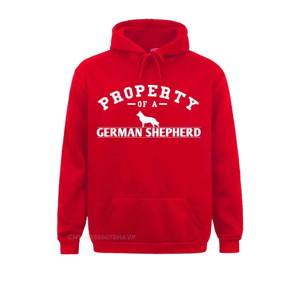 Funny German Shepherd Hoodie Property Of A German Shepher Men Hoodies Autumn Men Sweatshirts Fitness Tight Sportswears Discount