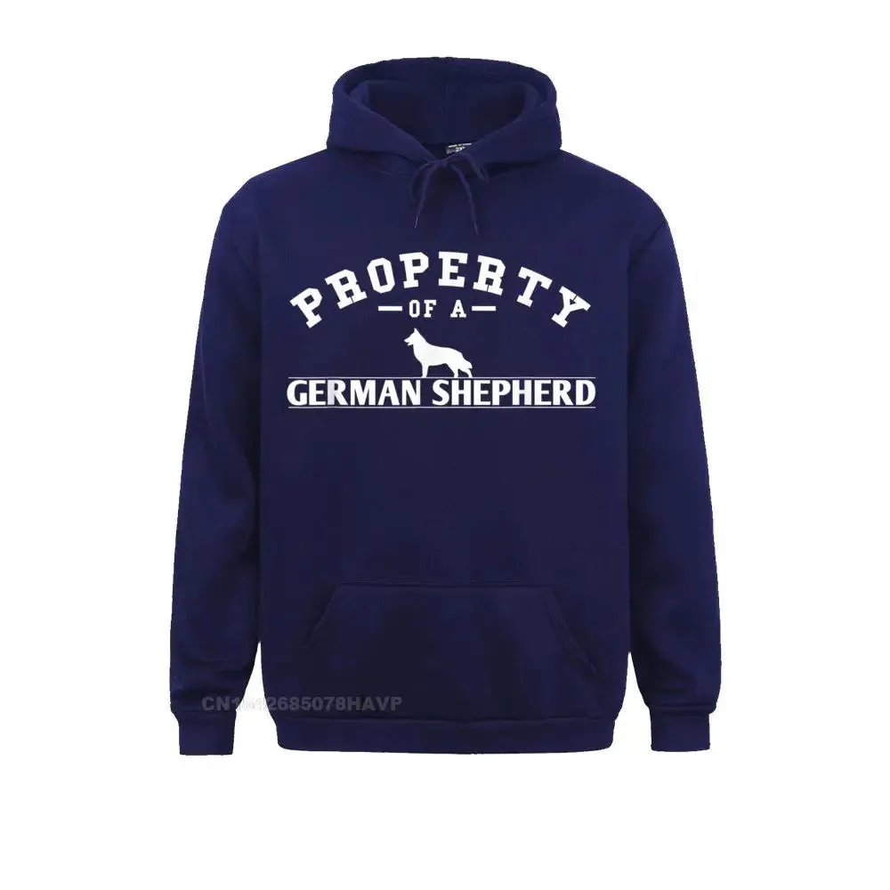 Funny German Shepherd Hoodie Property Of A German Shepher Men Hoodies Autumn Men Sweatshirts Fitness Tight Sportswears Discount