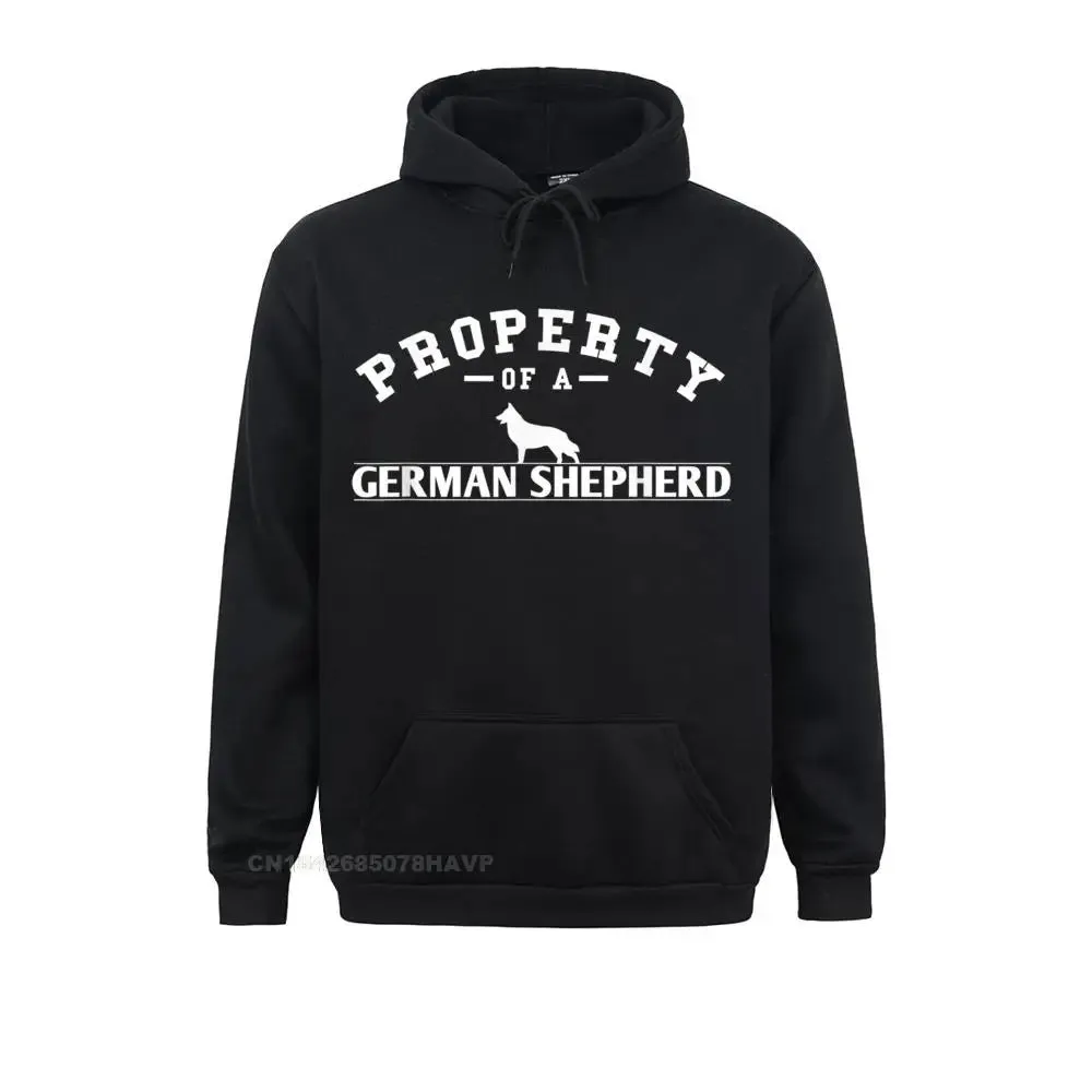 Funny German Shepherd Hoodie Property Of A German Shepher Men Hoodies Autumn Men Sweatshirts Fitness Tight Sportswears Discount